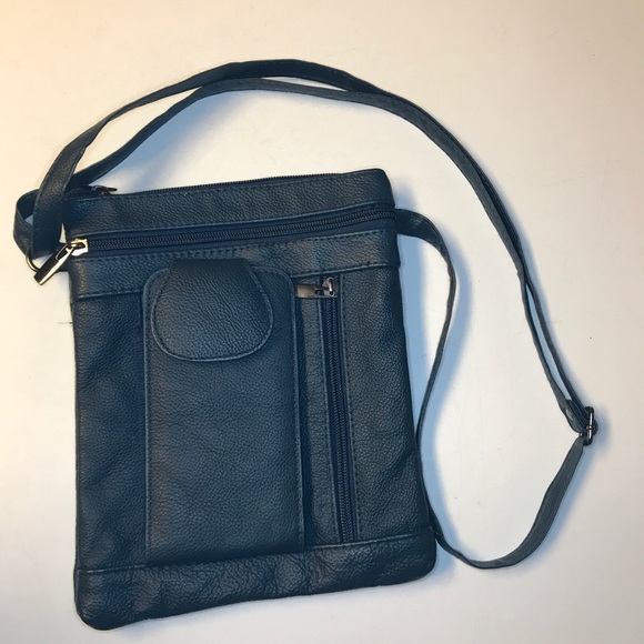 rfid crossbody purse leather
